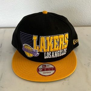 Lightly Used New Era Los Angeles Lakers SnapBack Hat